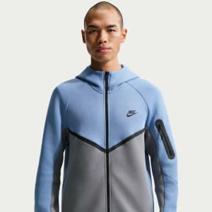 Nike Tech Fleece Windrunner Hoodie Blue | Mainline Menswear x